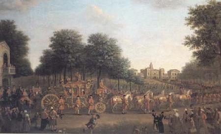 John Wootton George III's Procession to the Houses of Parliament (mk25) china oil painting image
